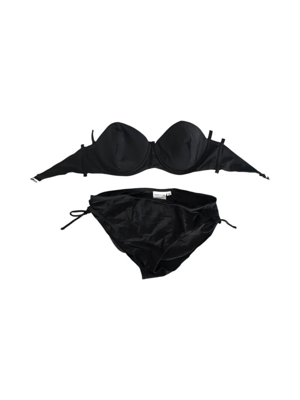 Black Sports Illustrated Type Bikini Set M